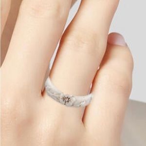 Authentic Tiffany & Co. Rose Ring sterling silver size 6.75